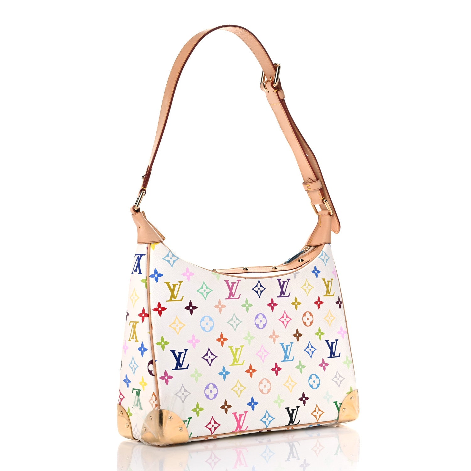 Louis Vuitton Monogram Multicolor Boulogne White 3 of 13