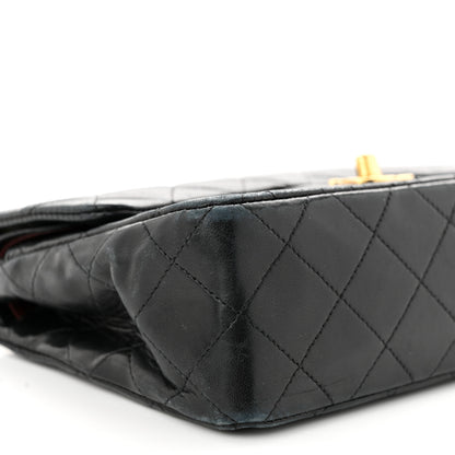 Chanel Lambskin Quilted Small Double Flap Black 9 of 14