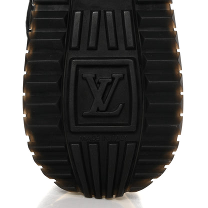 Louis Vuitton Suede Monogram Run Away Sneakers 40 Black 8 of 9