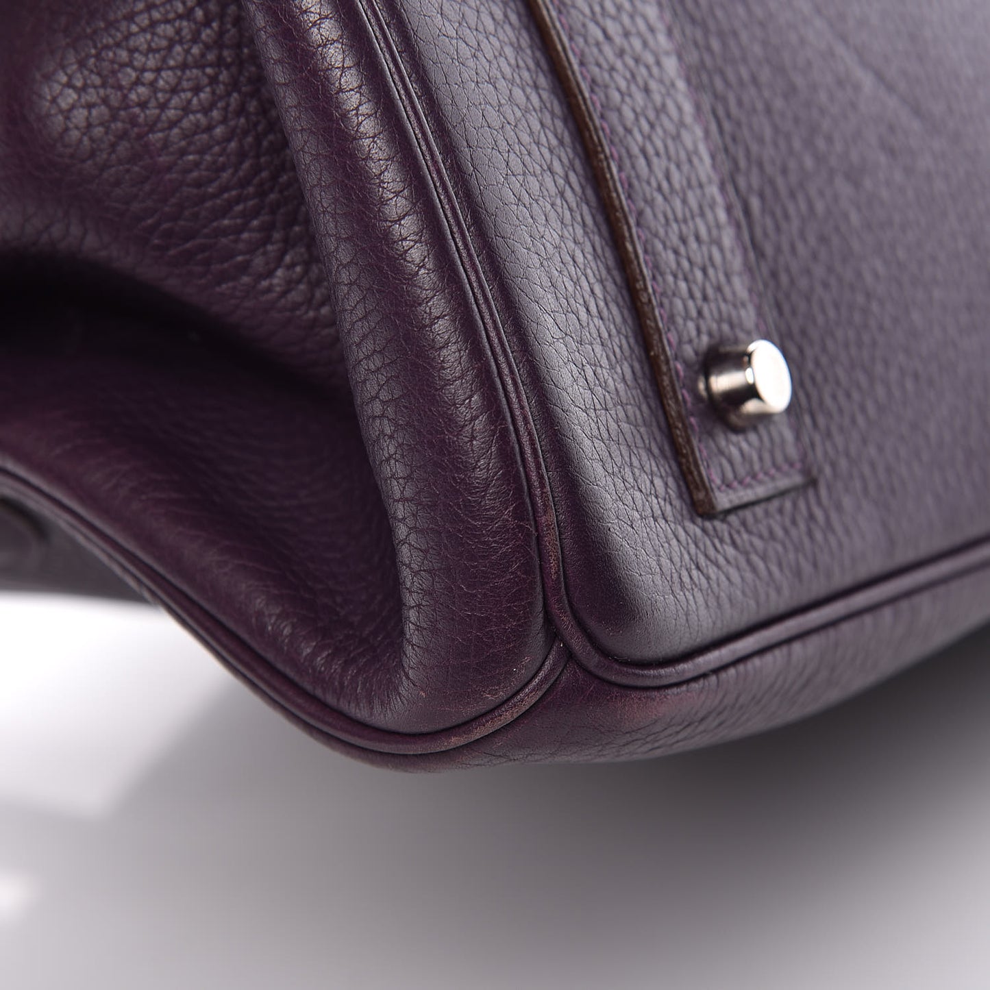 Taurillon Clemence JPG Birkin 42 Raisin