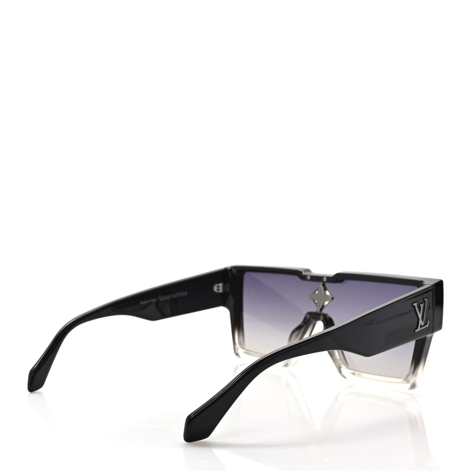 Louis Vuitton Acetate Swarovski Crystal Cyclone Sunglasses Z1736W Black 4 of 9
