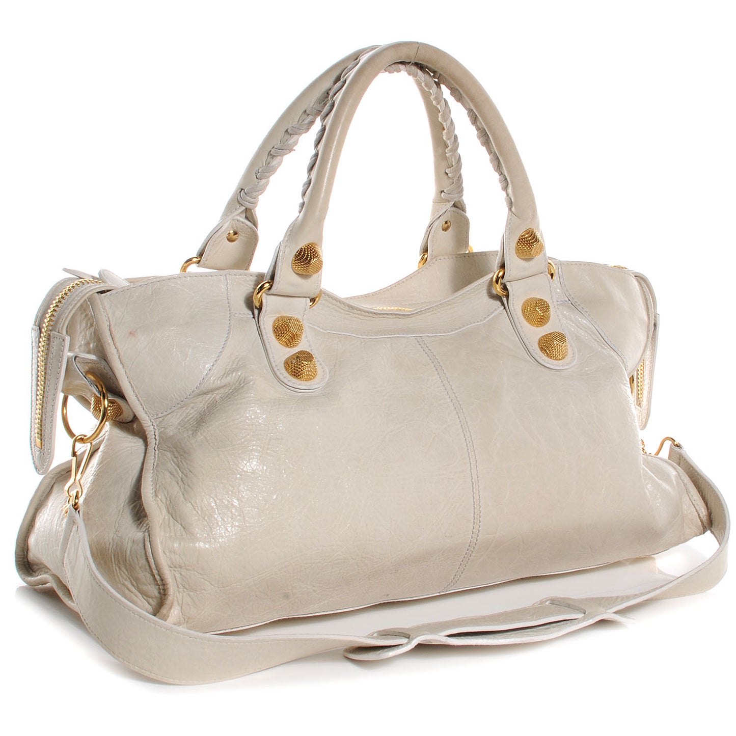Agneau Giant 21 Gold Hardware Part Time White