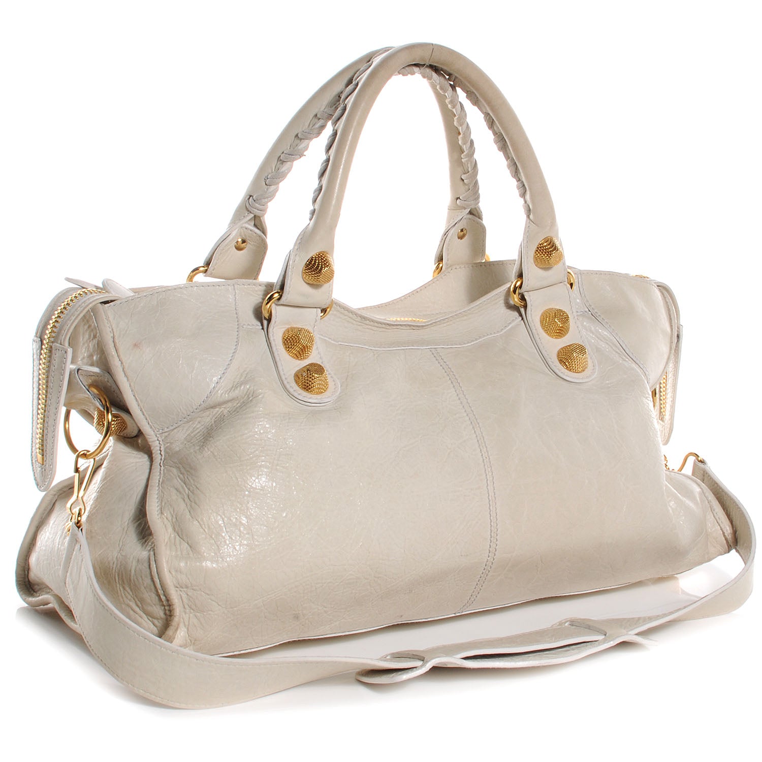 Balenciaga Agneau Giant 21 Gold Hardware Part Time White 3 of 7
