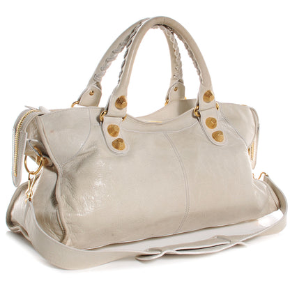 Balenciaga Agneau Giant 21 Gold Hardware Part Time White 3 of 7
