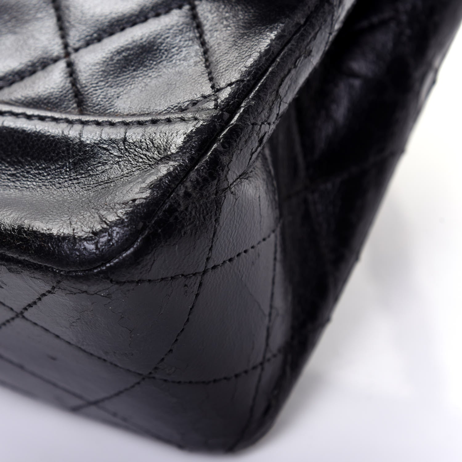 Chanel Lambskin Quilted Medium Single Flap Black 17 of 24