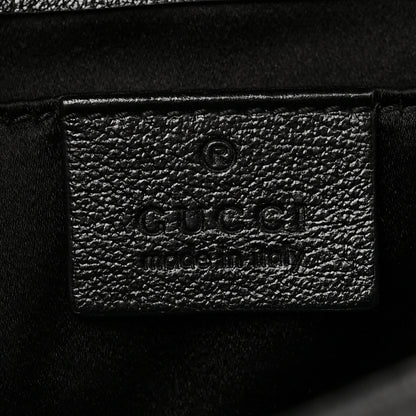 Gucci Sequin Matelasse Diagonal Mini GG Marmont Shoulder Bag Black 6 of 10