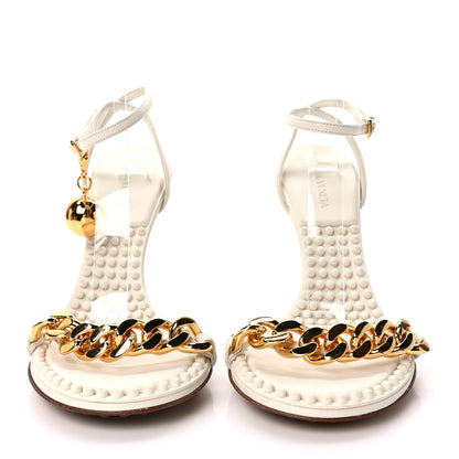 Bottega Veneta Lambskin Dot 90mm Sandals 37.5 String 2 of 7