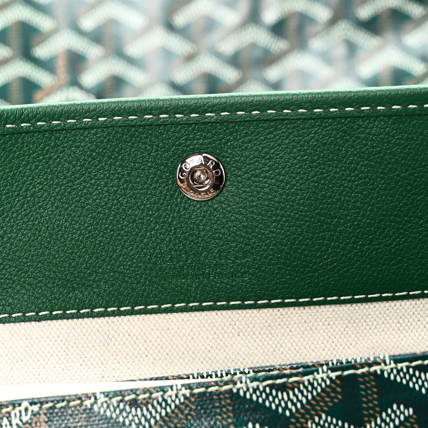 Goyard Goyardine Saint Louis GM Green 6 of 10