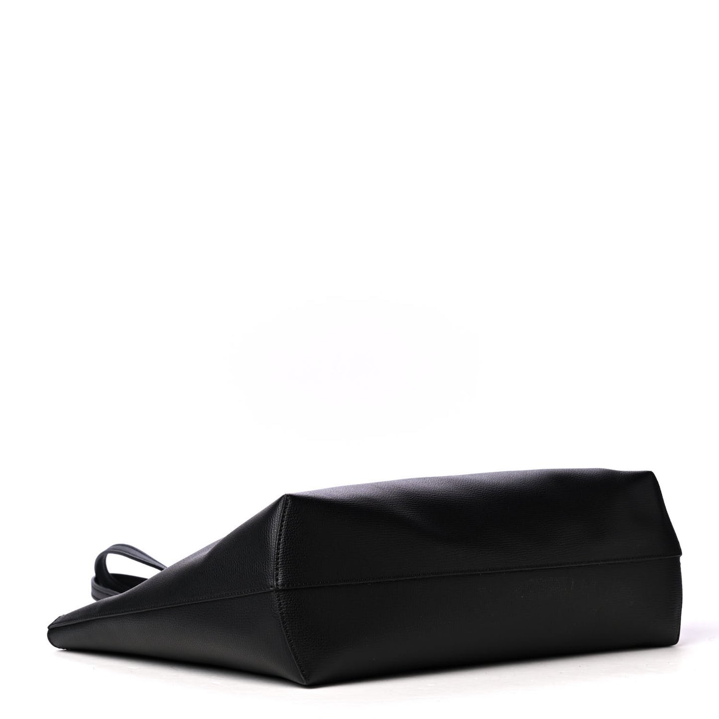 Vitello Vienna Enamel F is Fendi Shopping Tote Black Taupe