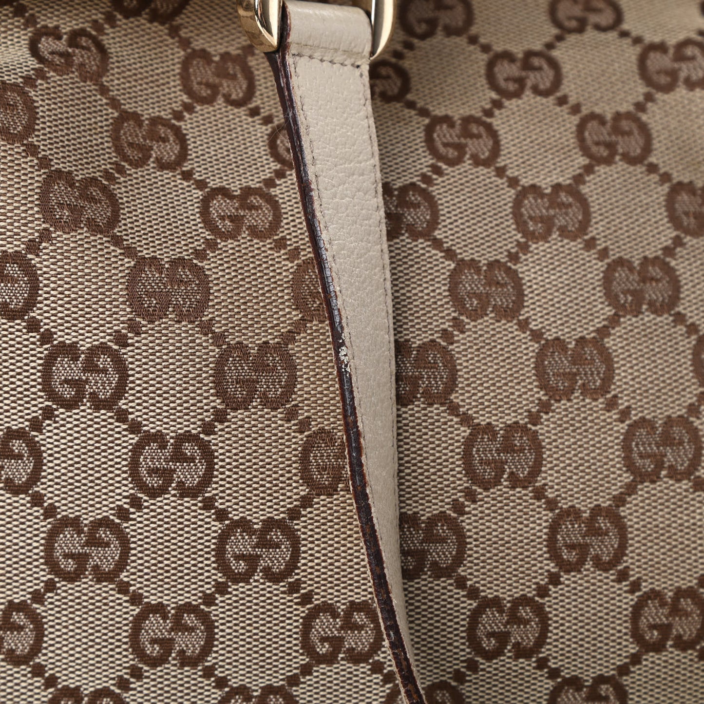 Monogram Large Abbey Tote Off White