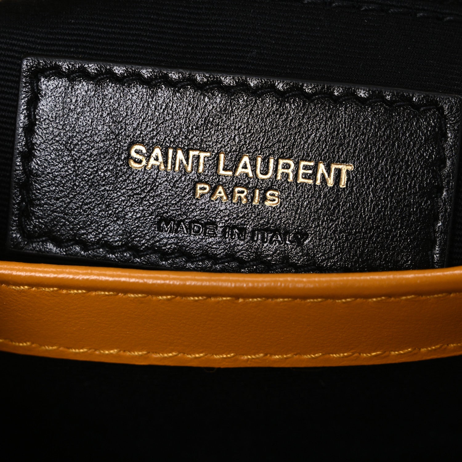 Saint Laurent Calfskin Y Quilted Monogram Toy Loulou Crossbody Bag Cheddar 7 of 12