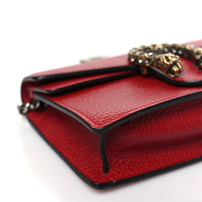 Gucci Calfskin Super Mini Dionysus Shoulder Bag Hibiscus Red 8 of 10