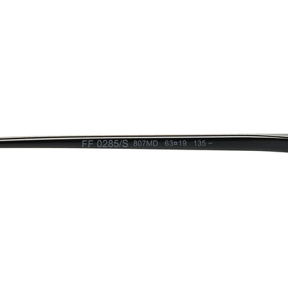 Fendi Metal F is Fendi Printed Run Away Round Frame Sunglasses FF 0285/S Black 6 of 7