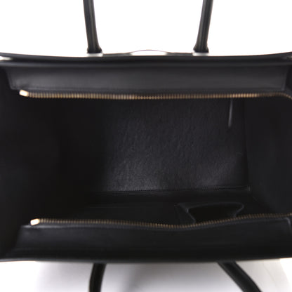 Celine Twill Smooth Calfskin Mini Luggage Dune Black 4 of 9