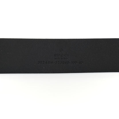 Gucci Calfskin Buckle Belt 100 40 Black 3 of 5