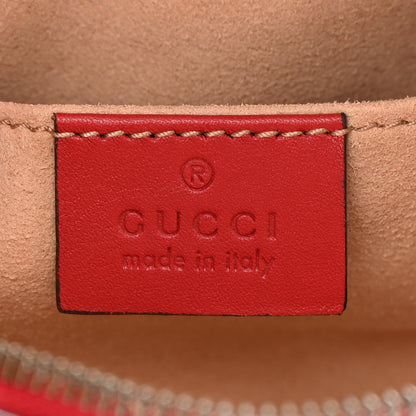 Gucci Calfskin Matelasse GG Marmont Belt Bag 95 38 Hibiscus Red 6 of 13