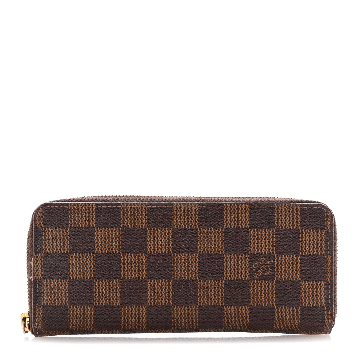 Louis Vuitton Damier Ebene Clemence Wallet Cherry 1 of 11