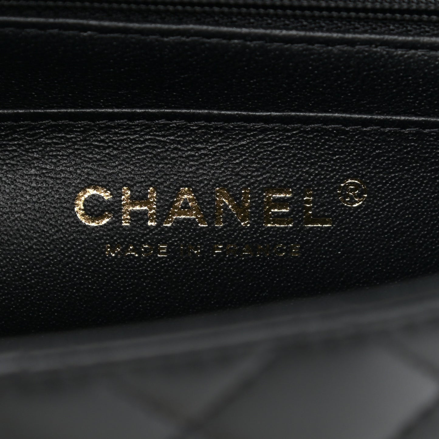 Lambskin Quilted Mini Top Handle Rectangular Flap Black