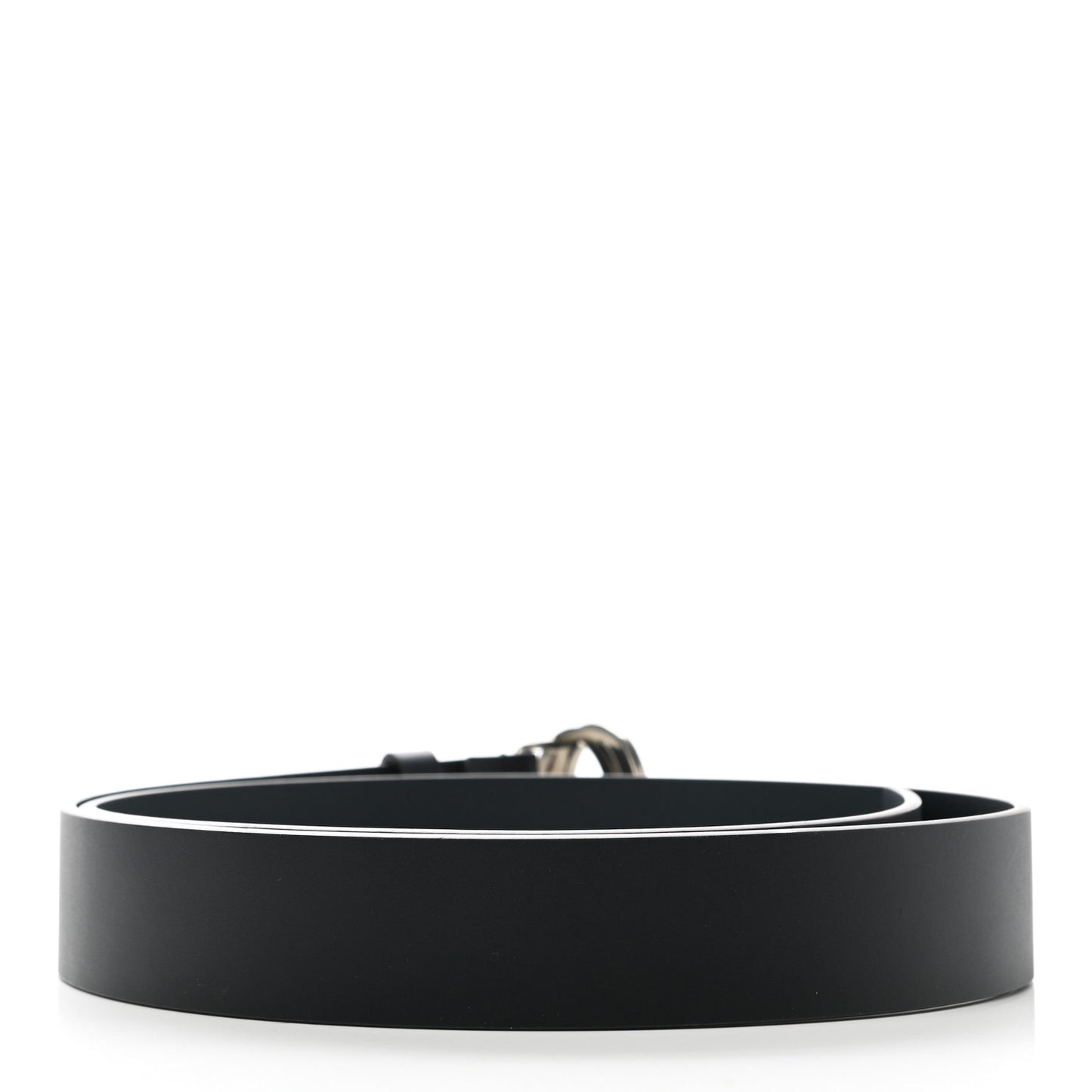 Selleria Calfskin Mens Interlocking G 37mm Belt 105 42 Black
