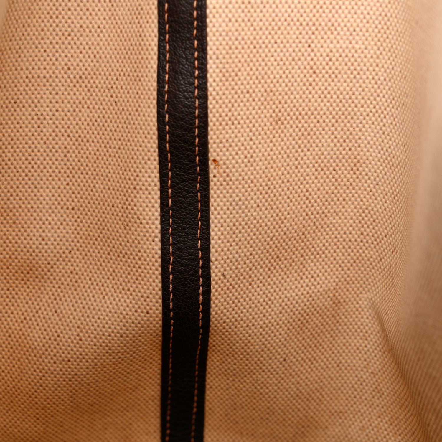 Hermes Buffle Skipper Toile Garden Party 36 MM Tote Marron Fonce 10 of 17