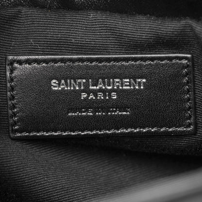 Saint Laurent Jacquard Leather Small Fringed Sunset Helena Bucket Bag 6 of 7