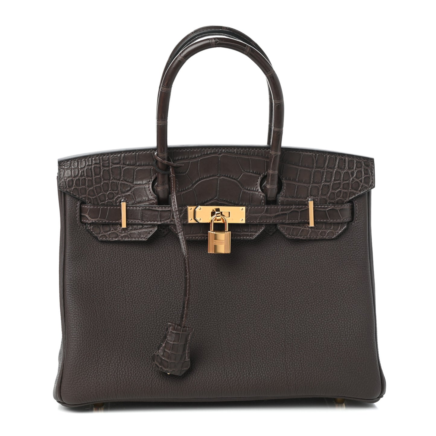 Togo Matte Alligator Birkin Touch 30 Ebene