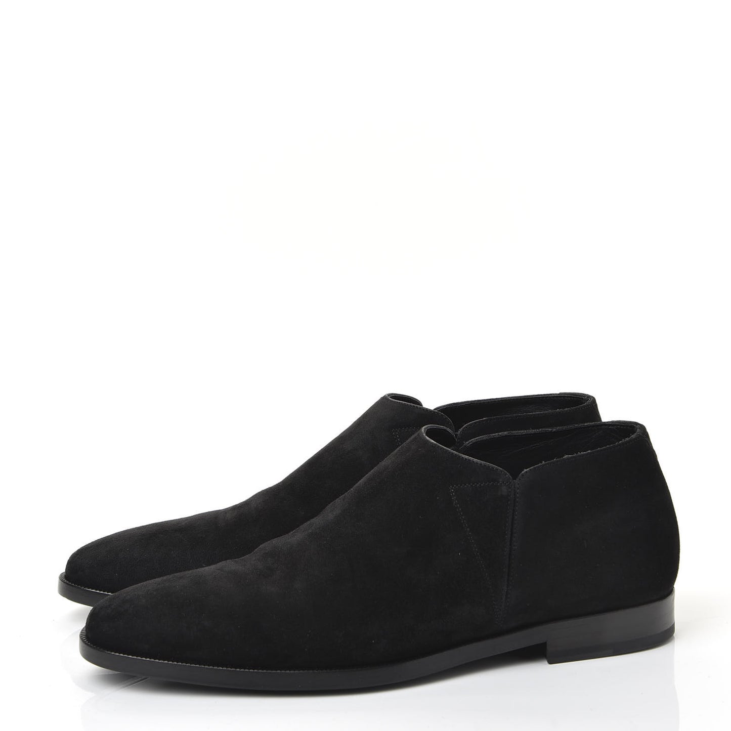 Suede Slim Chelsea Boots 41.5 Black