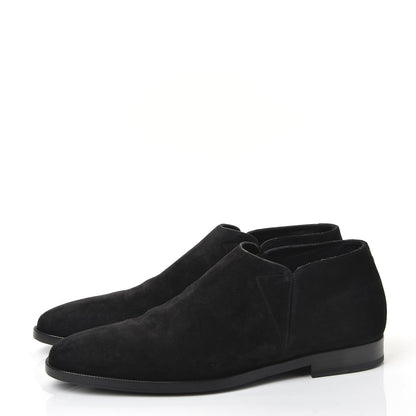 Saint Laurent Suede Slim Chelsea Boots 41.5 Black 2 of 10