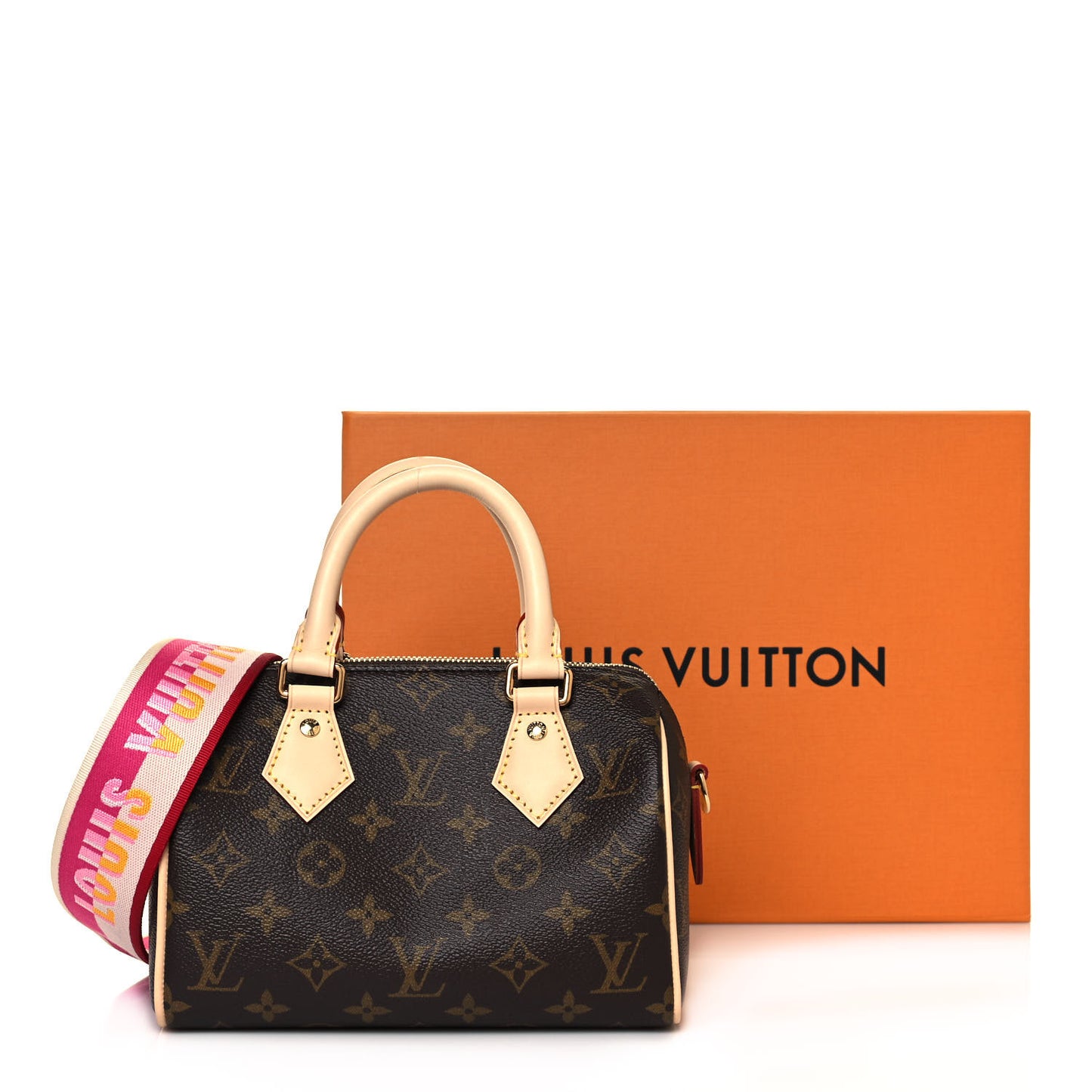 Monogram Speedy Bandouliere 20 Fuchsia
