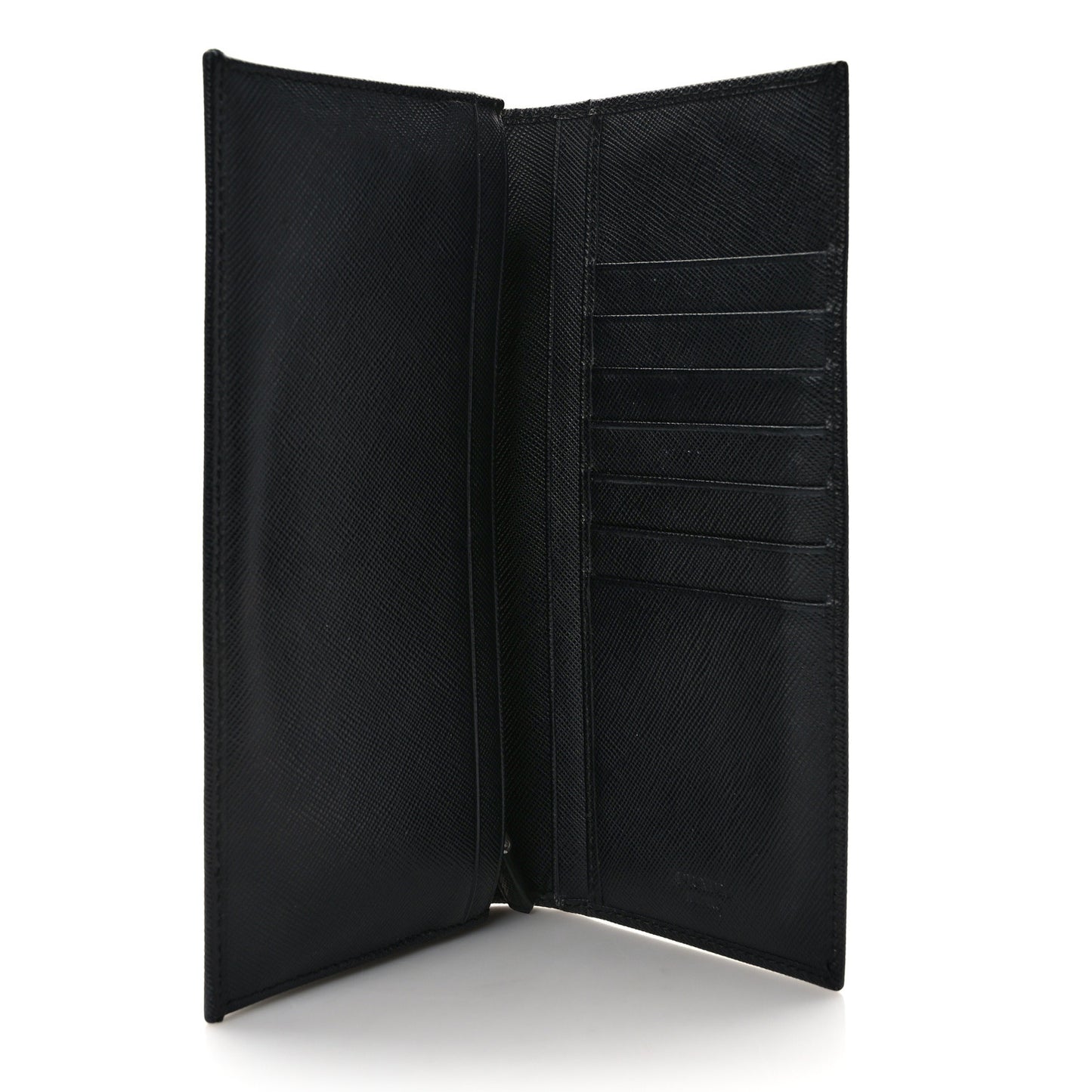 Saffiano Portfolio Wallet Black