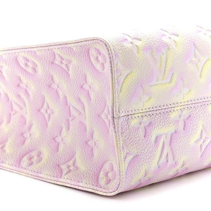 Louis Vuitton Empreinte Monogram Summer Stardust Onthego PM Pink 9 of 11
