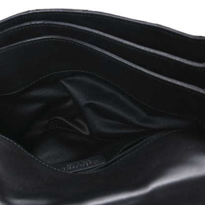 Chanel Lambskin Quilted Chanel 3 Accordion Flap Bag Black 5 of 10