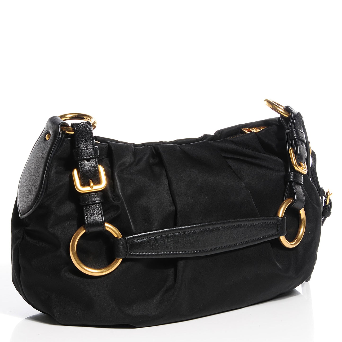 Tessuto Nylon Shoulder Bag Nero Black