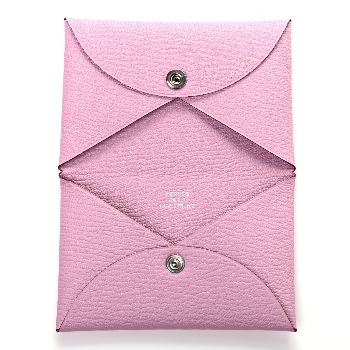 Chevre Mysore Calvi Card Case Mauve Sylvestre
