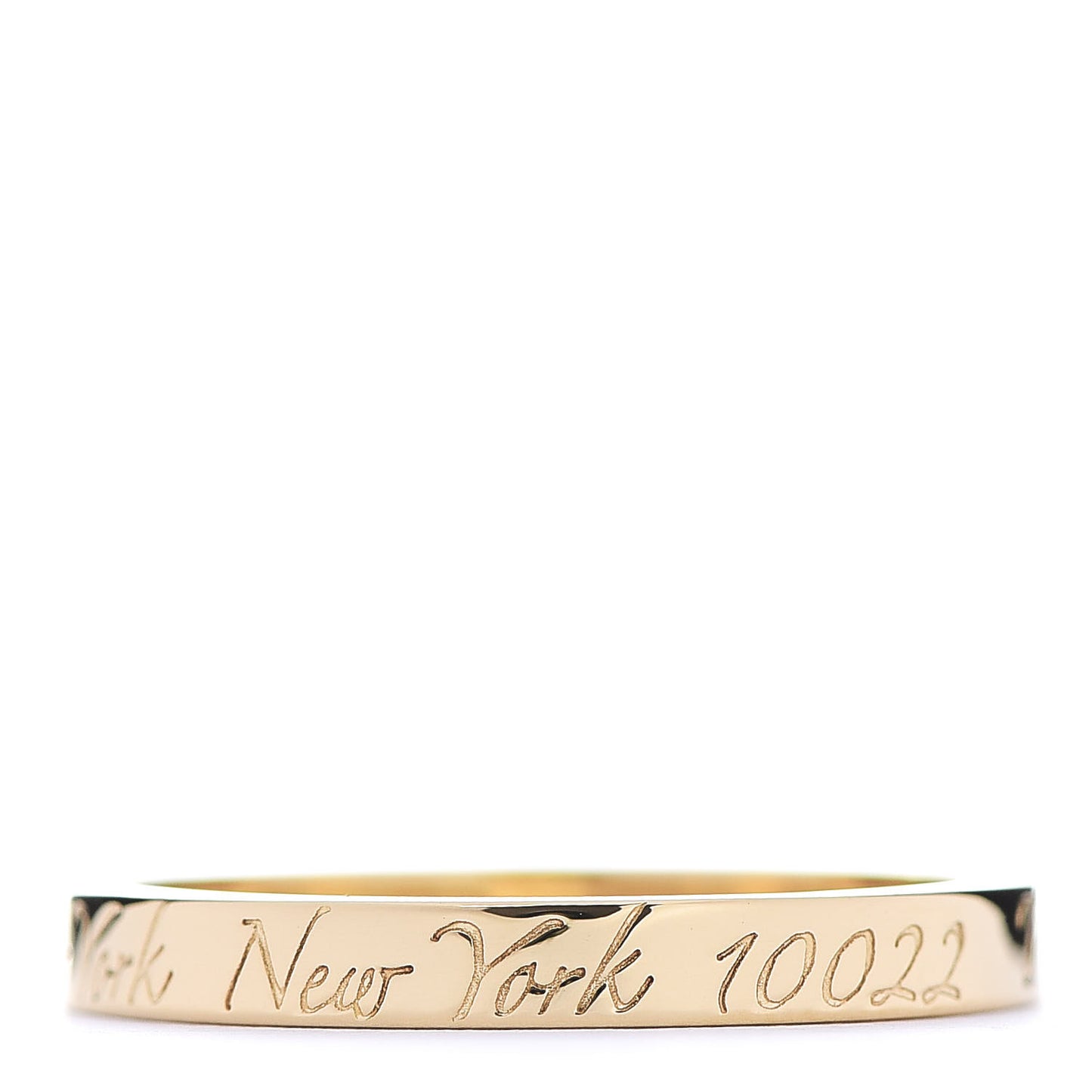18K Yellow Gold Notes Ring 59 8.75