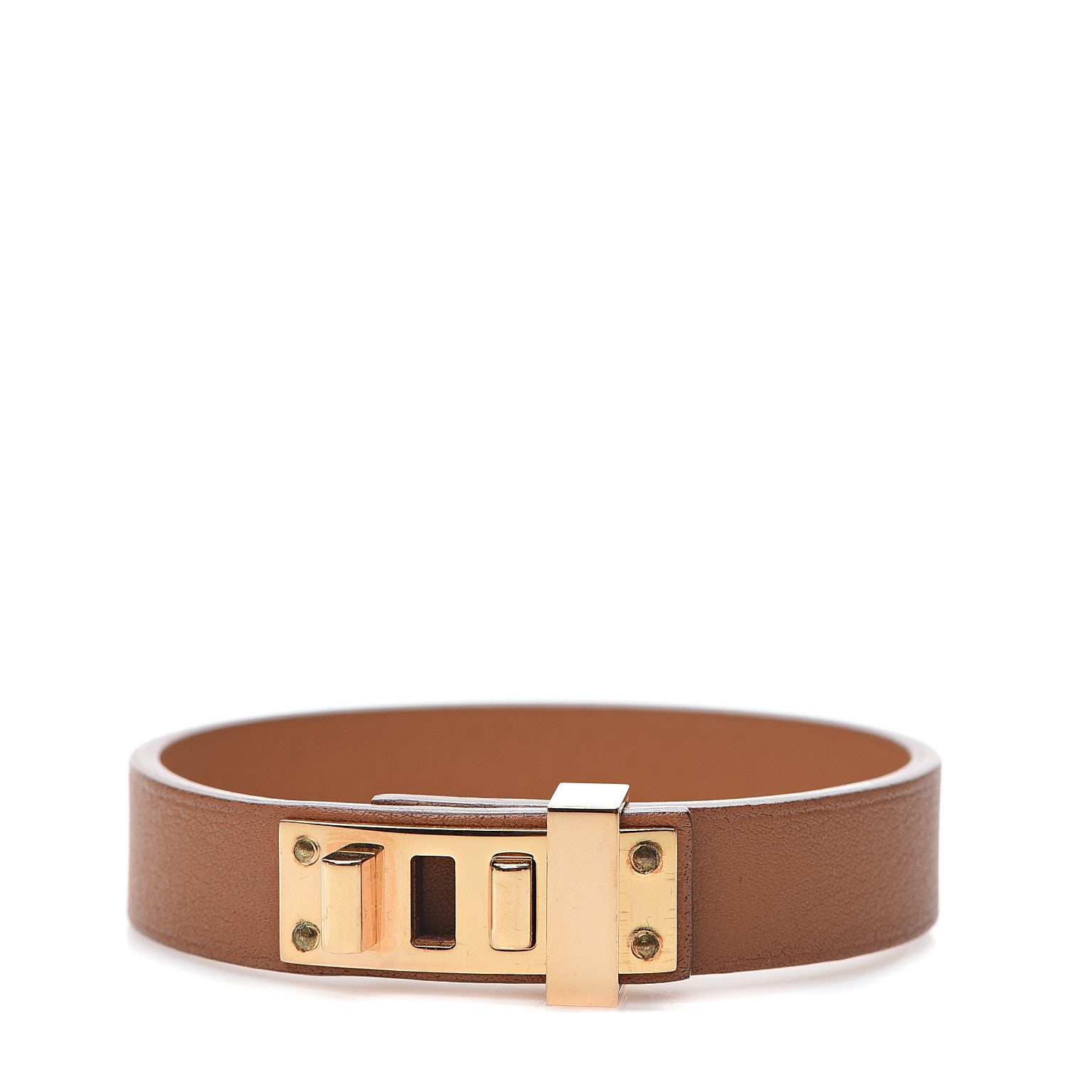 Hermes Swift Mini Dog Carrees Bracelet T2 Gold 1 of 4