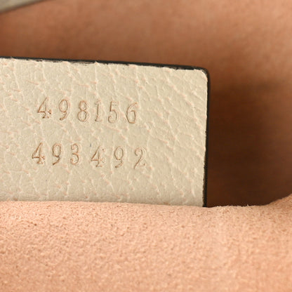 Gucci GG Supreme Monogram Flora Textured Calfskin Small Padlock Tote Beige Ebony Multicolor Mystic White 7 of 11