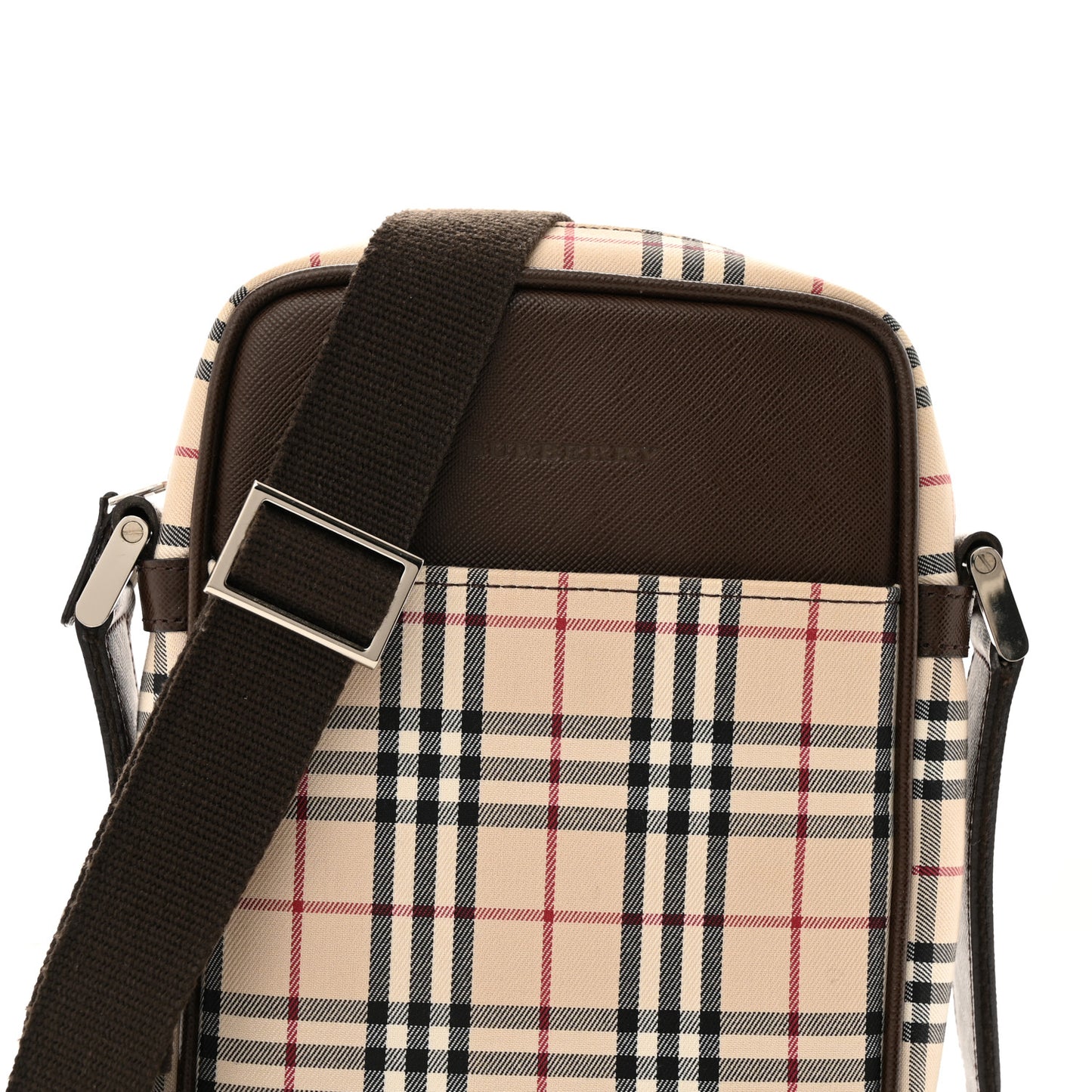 Vintage Check Small Messenger Dark Brown
