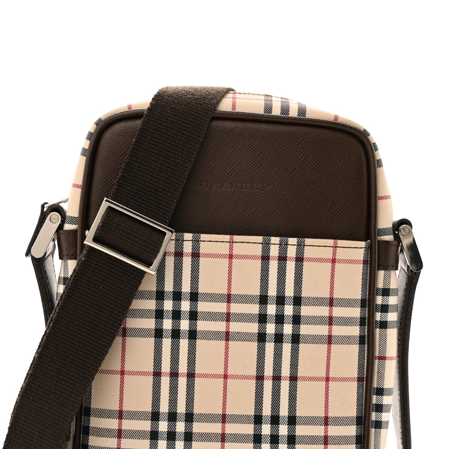 Burberry Vintage Check Small Messenger Dark Brown 7 of 14