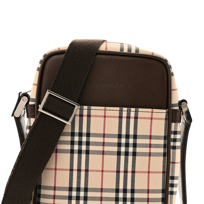 Burberry Vintage Check Small Messenger Dark Brown 7 of 14