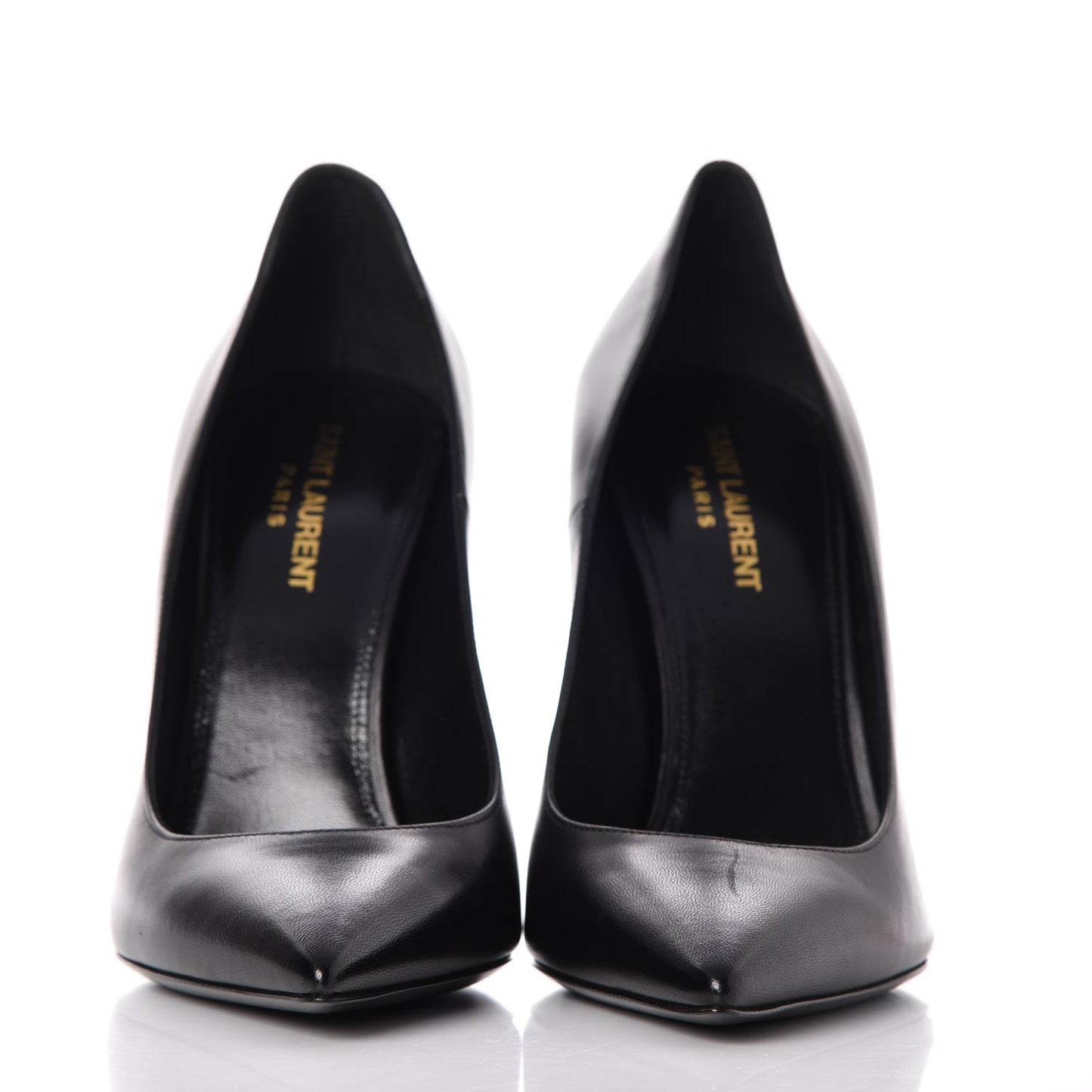 Calfskin Opyum 100 Pumps 39 Black Gold