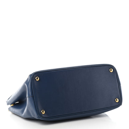 Prada Saffiano Lux Medium Tote Bluette 4 of 14