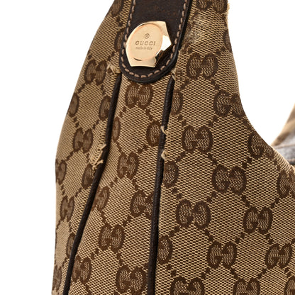 Gucci GG Monogram Medium Charmy Hobo Dark Brown 14 of 21