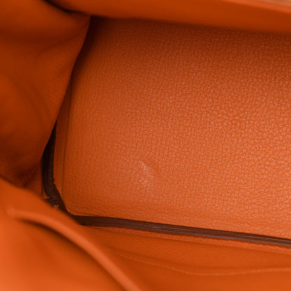 Hermes Togo Birkin 35 Orange 11 of 14
