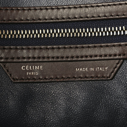 Celine Smooth Calfskin Mini Tri-Color Luggage Navy 6 of 14