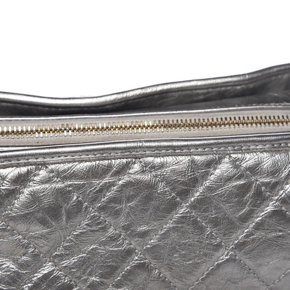 Chanel Metallic Aged Calfskin Quilted Medium Gabrielle Silver 11 of 12