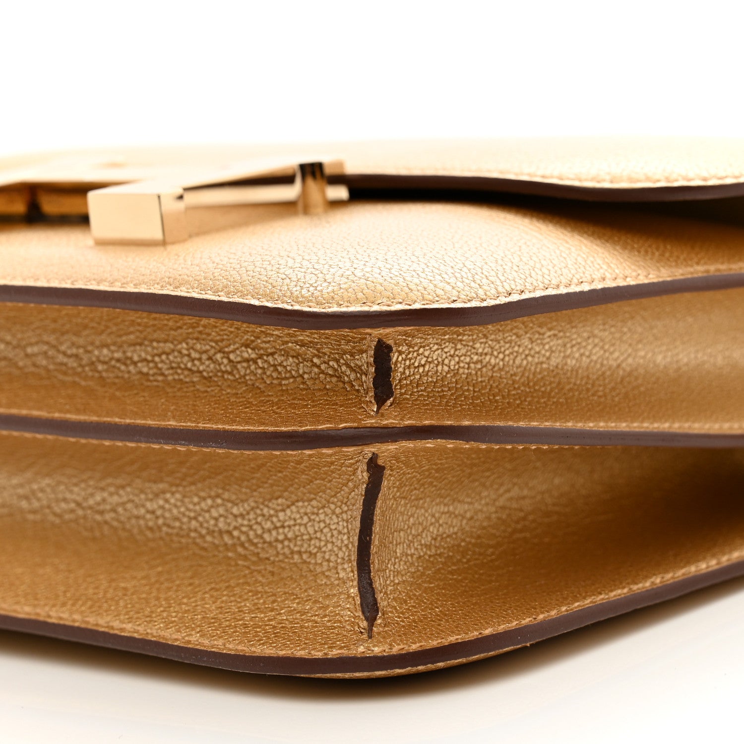 Hermes Metallic Chevre Chamkilight Constance 18 Dore 9 of 10