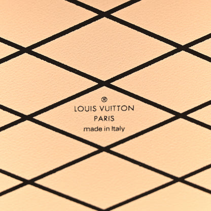 Louis Vuitton Calfskin Nautical Monogram Petite Malle Navy Blue 6 of 9