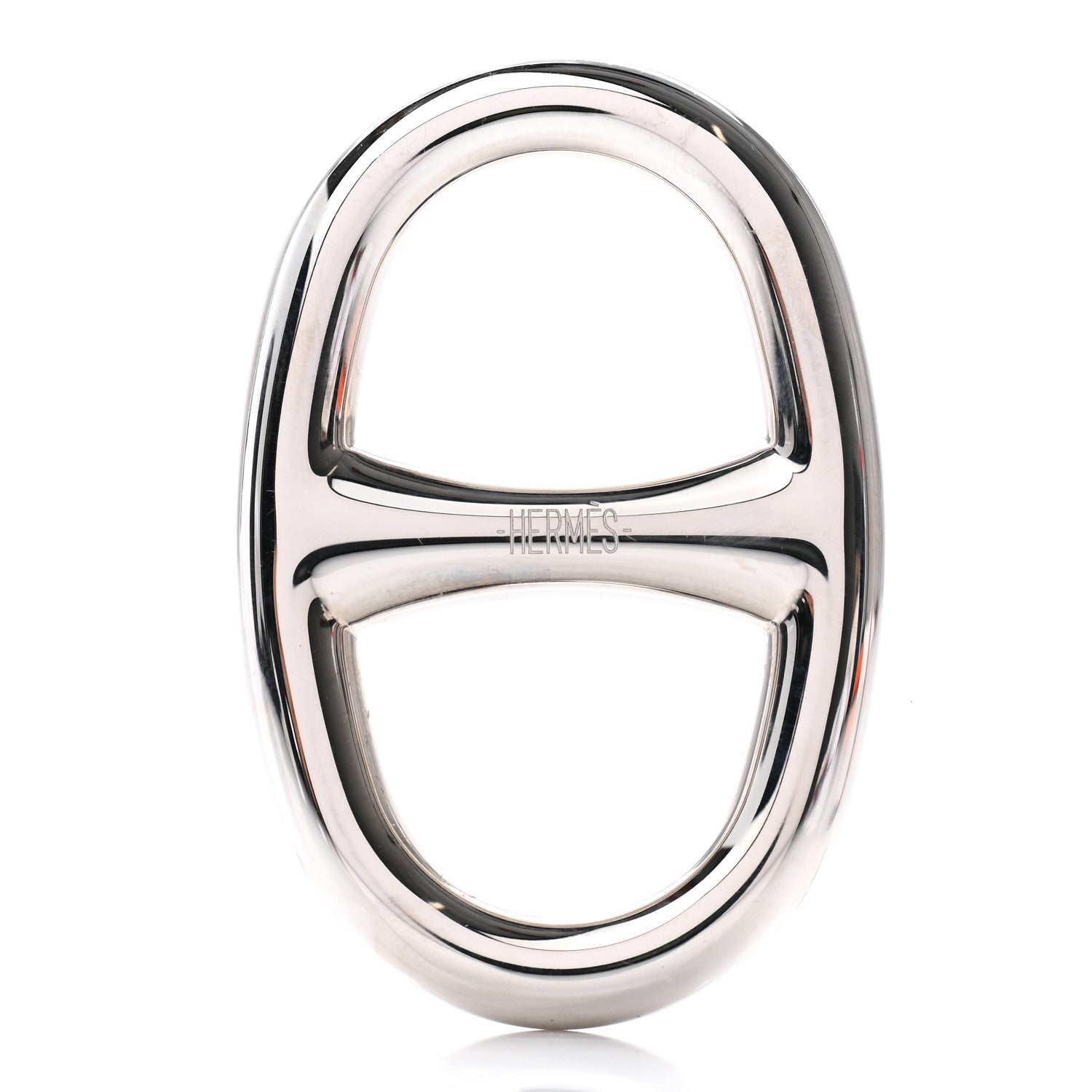 Hermes Palladium Chaine D'Ancre Scarf Ring 3 of 6