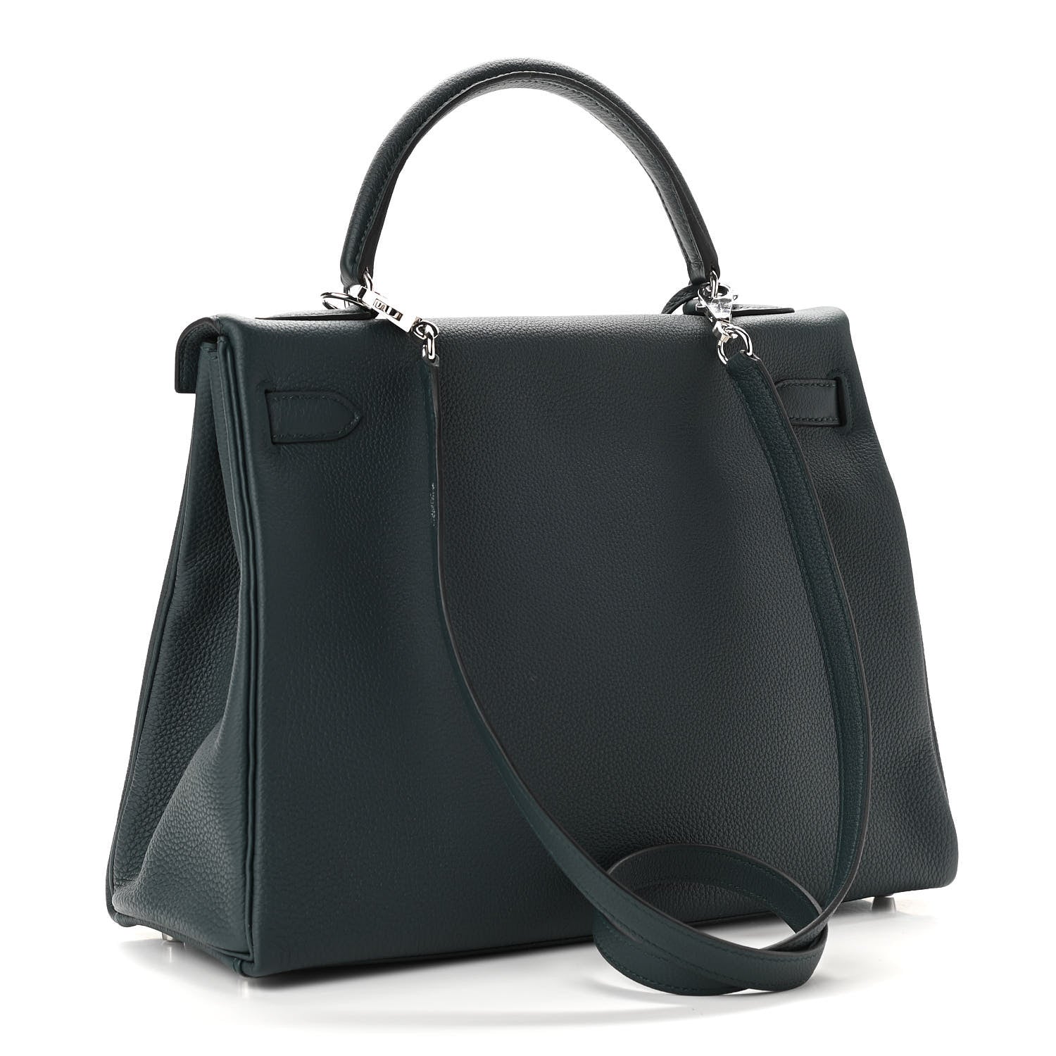 Hermes Togo Kelly Retourne 32 Vert Cypress 3 of 11
